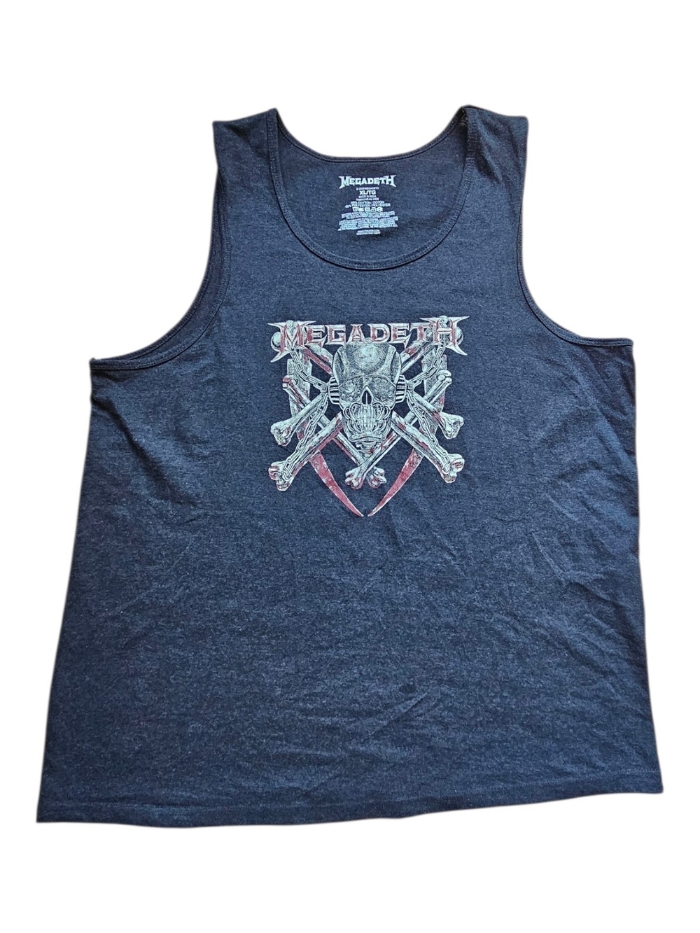 Official Megadeth Tank Top - Killing Is My Business Vic Rattlehead - Size XL